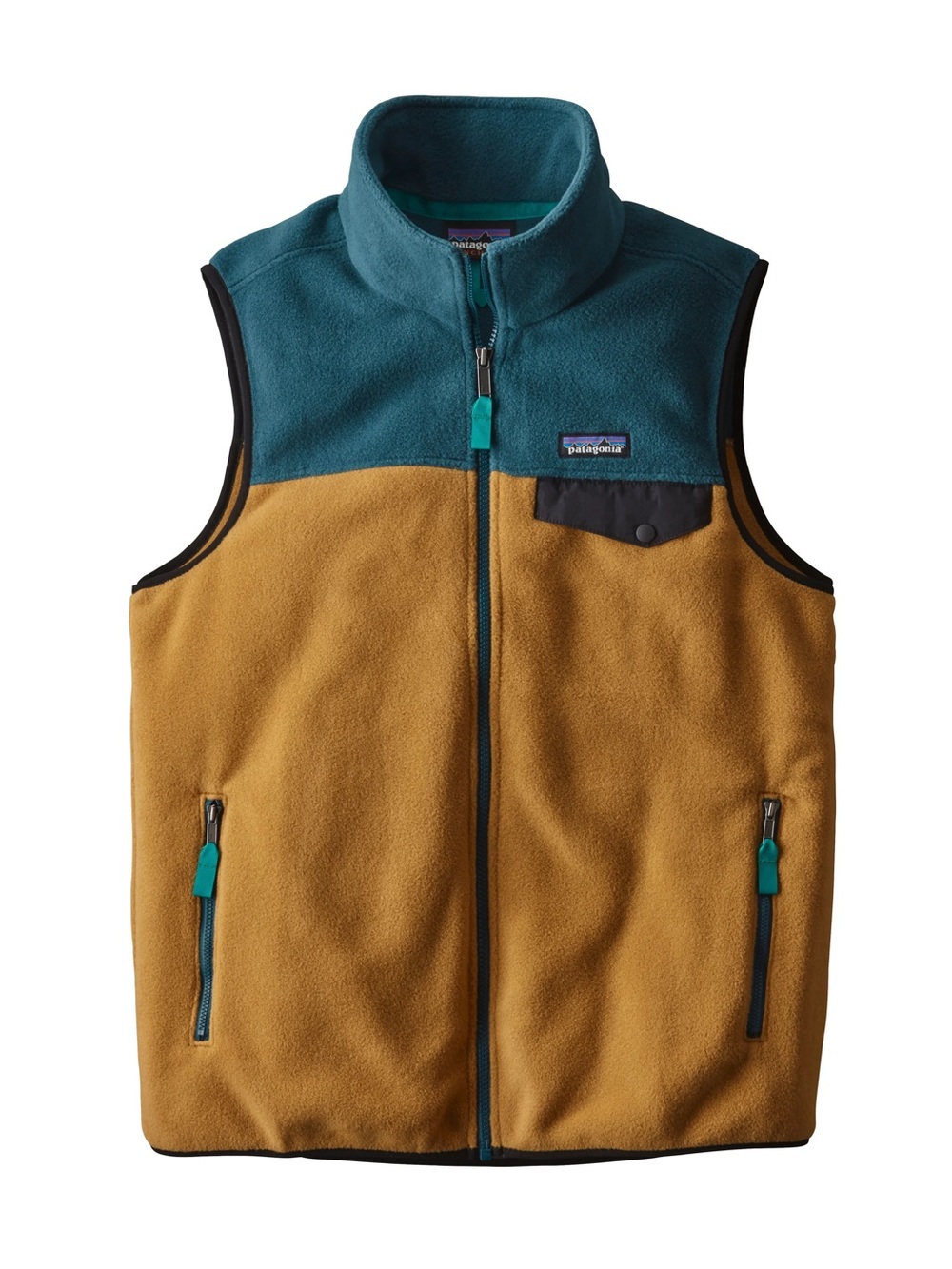 Patagonia M's Lightweight Synchilla® Snap-T® Vest Oaks Brown Size XS